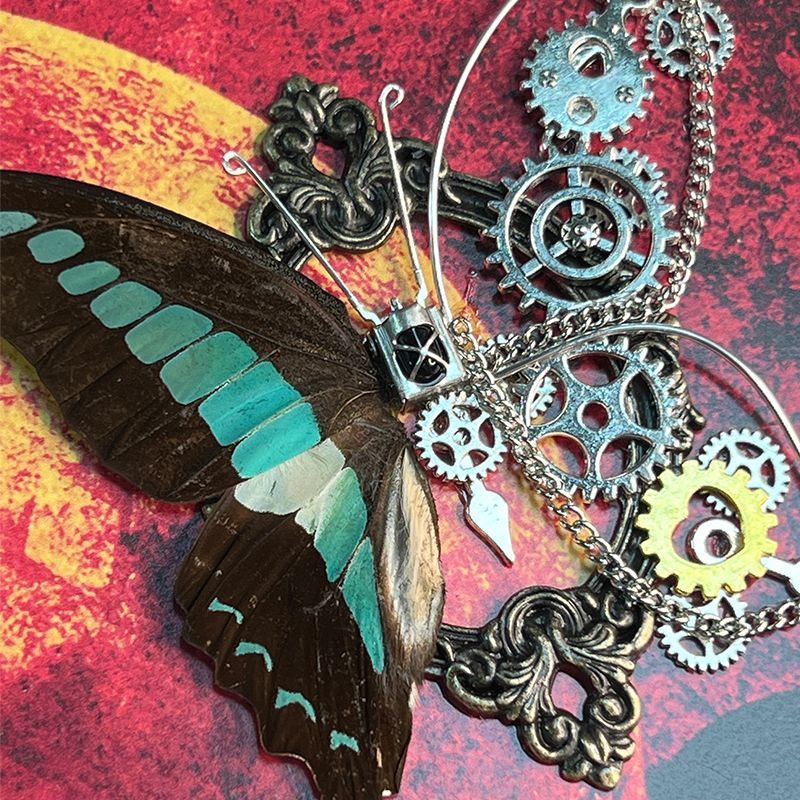 Art Craft In Paper - Steampunk Kelebek Çerçevesi DIY Kiti Gerçek