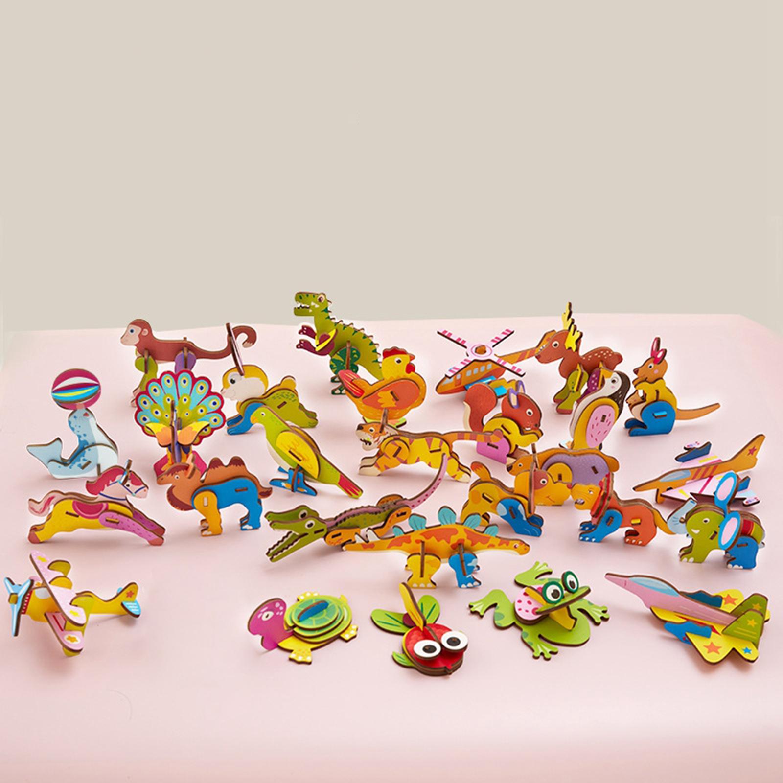 Art Craft Game - 3D Karikatür Ahşap Yapboz, Eğlenceli Oyun