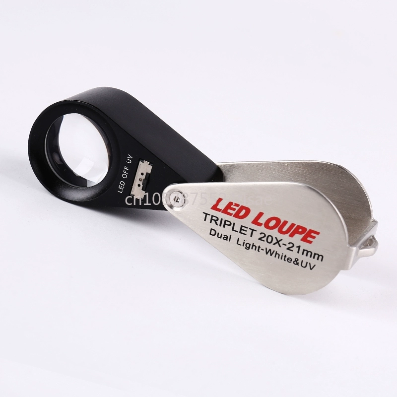 Art Craft Optical - 6 LED Işık 20x Büyüteç 21mm