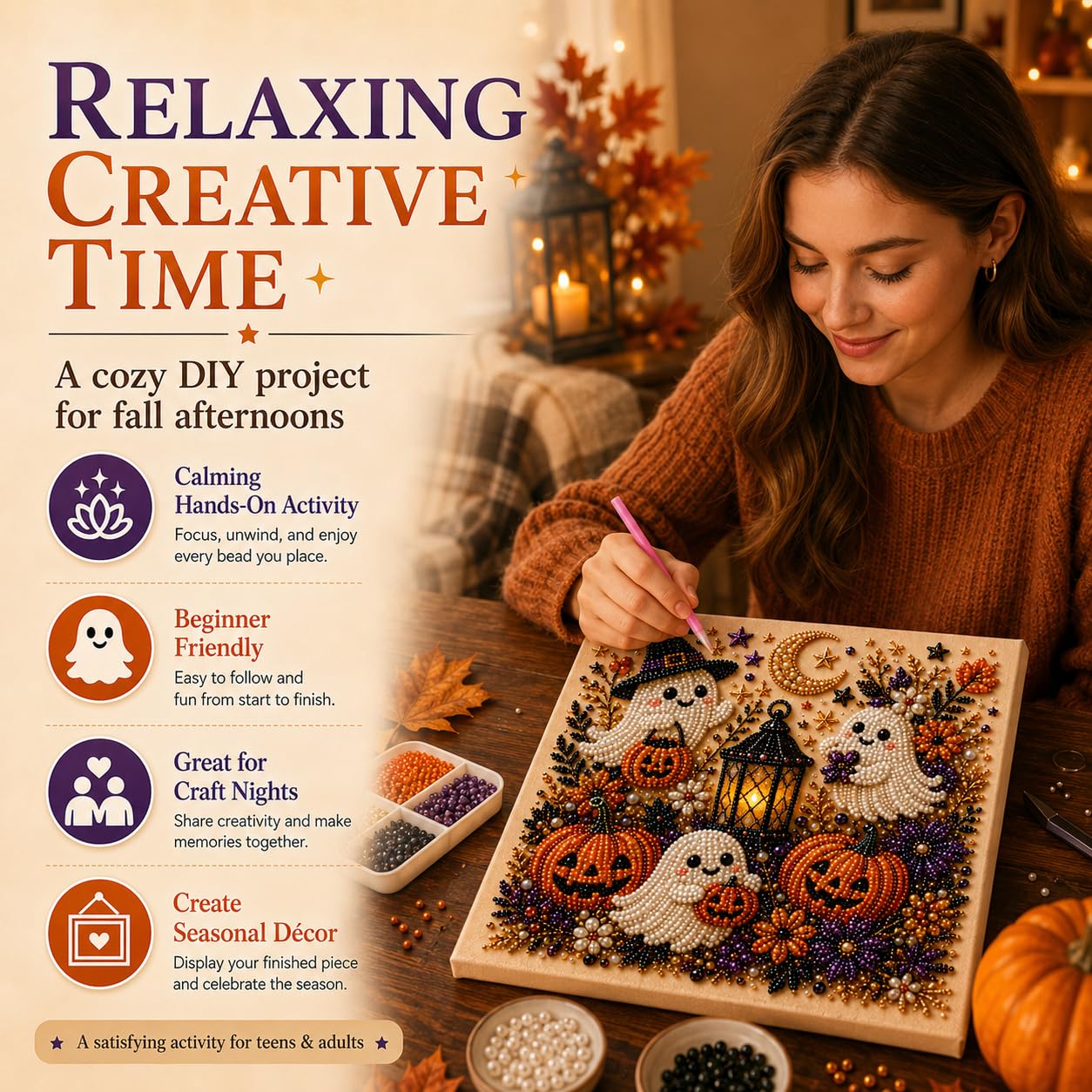 @Halloween Yetişkinler İçin İn - Art Craft Kits For Adults incelemesi ve fiyatı