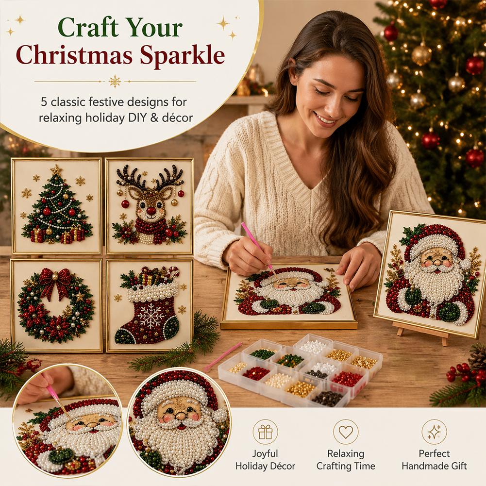 Noel Baba İnci Sanatı DIY Kiti - Art Craft Kits For Adults incelemesi ve fiyatı