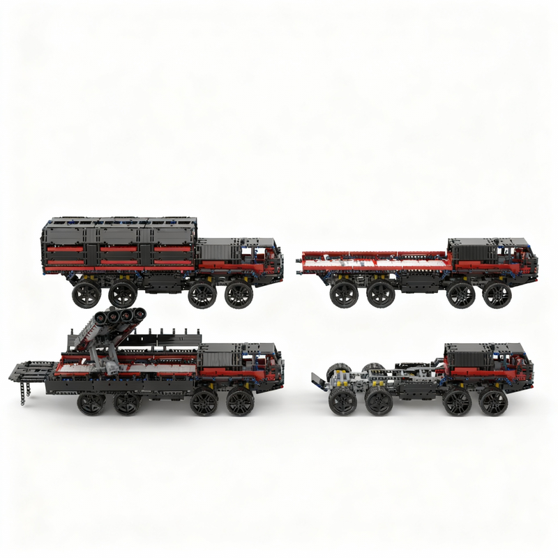 2641 parça MOC 8x8 Roket Taşıy - Art And Craft Rocket incelemesi ve fiyatı