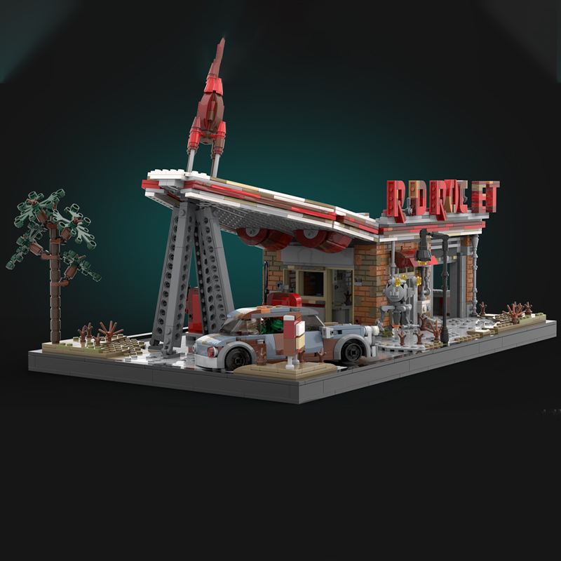 2168 parça MOC Kırmızı Roket F - Art And Craft Rocket incelemesi ve fiyatı