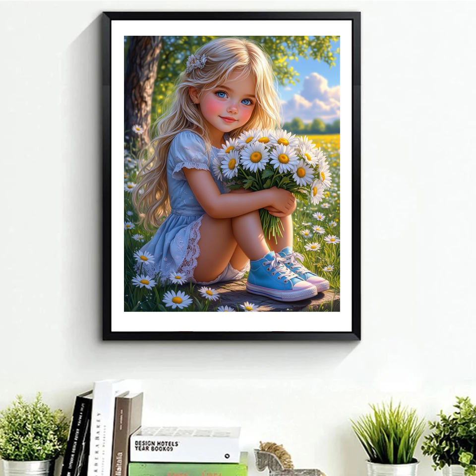 Çerçevesiz, 5D DIY Elmas Boyam - Art Craft Girl incelemesi ve fiyatı