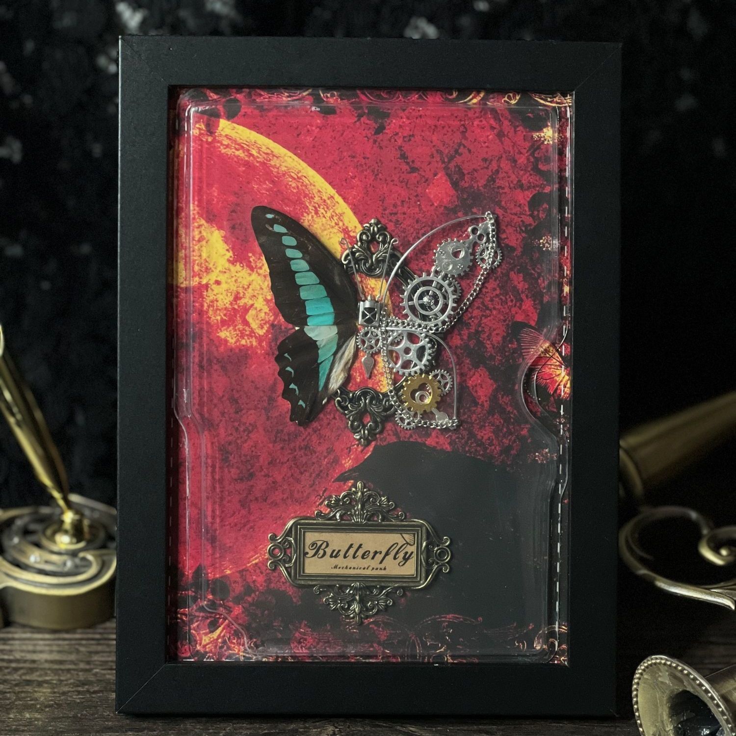 Steampunk Kelebek Çerçevesi DI - Art Craft In Paper incelemesi ve fiyatı