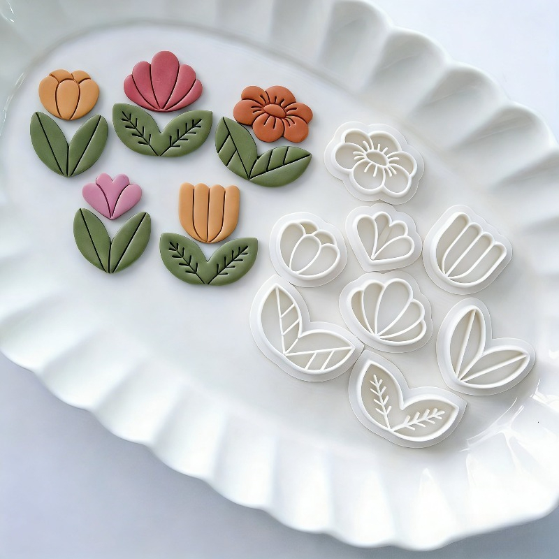 8 adet çiçek yaprak polimer ki - Art Craft With Leaves incelemesi ve fiyatı