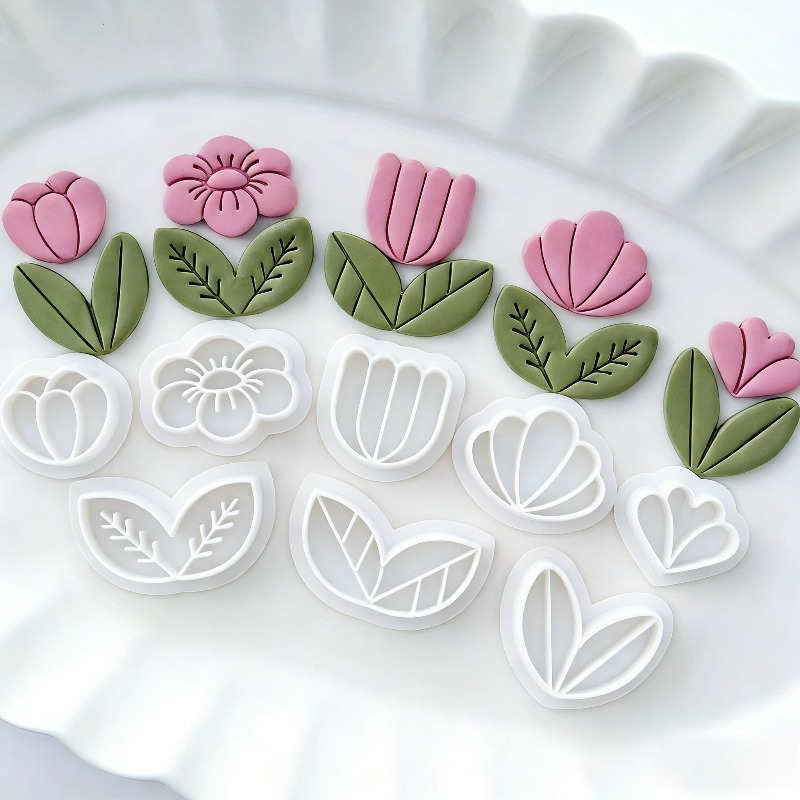 8 adet çiçek yaprak polimer ki - Art Craft With Leaves incelemesi ve fiyatı