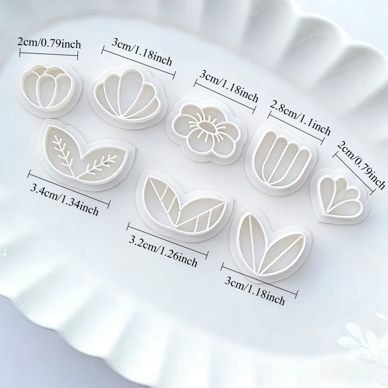 8 adet çiçek yaprak polimer ki - Art Craft With Leaves incelemesi ve fiyatı