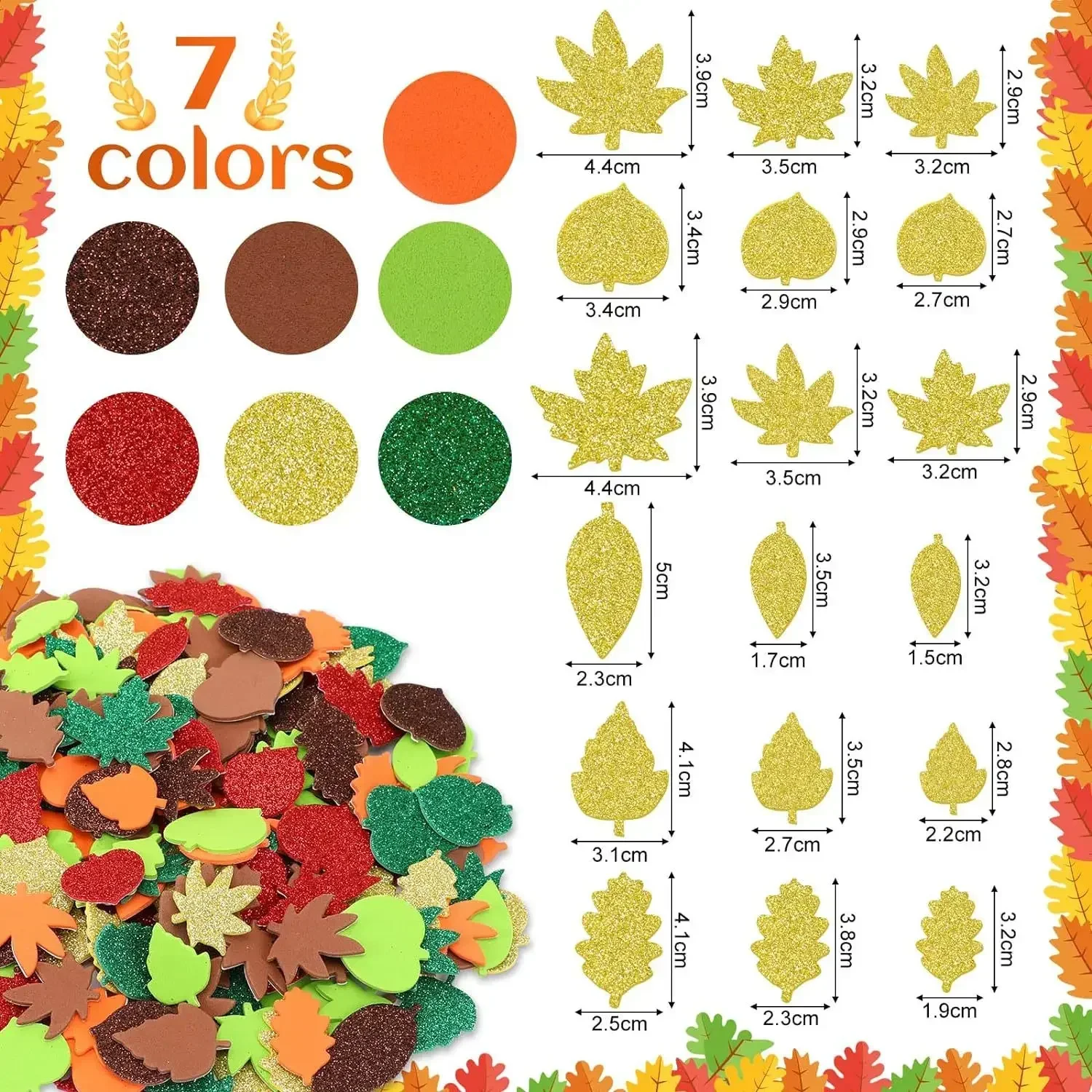 Şükran, güz zanaat kiti sonbah - Art Craft With Leaves incelemesi ve fiyatı
