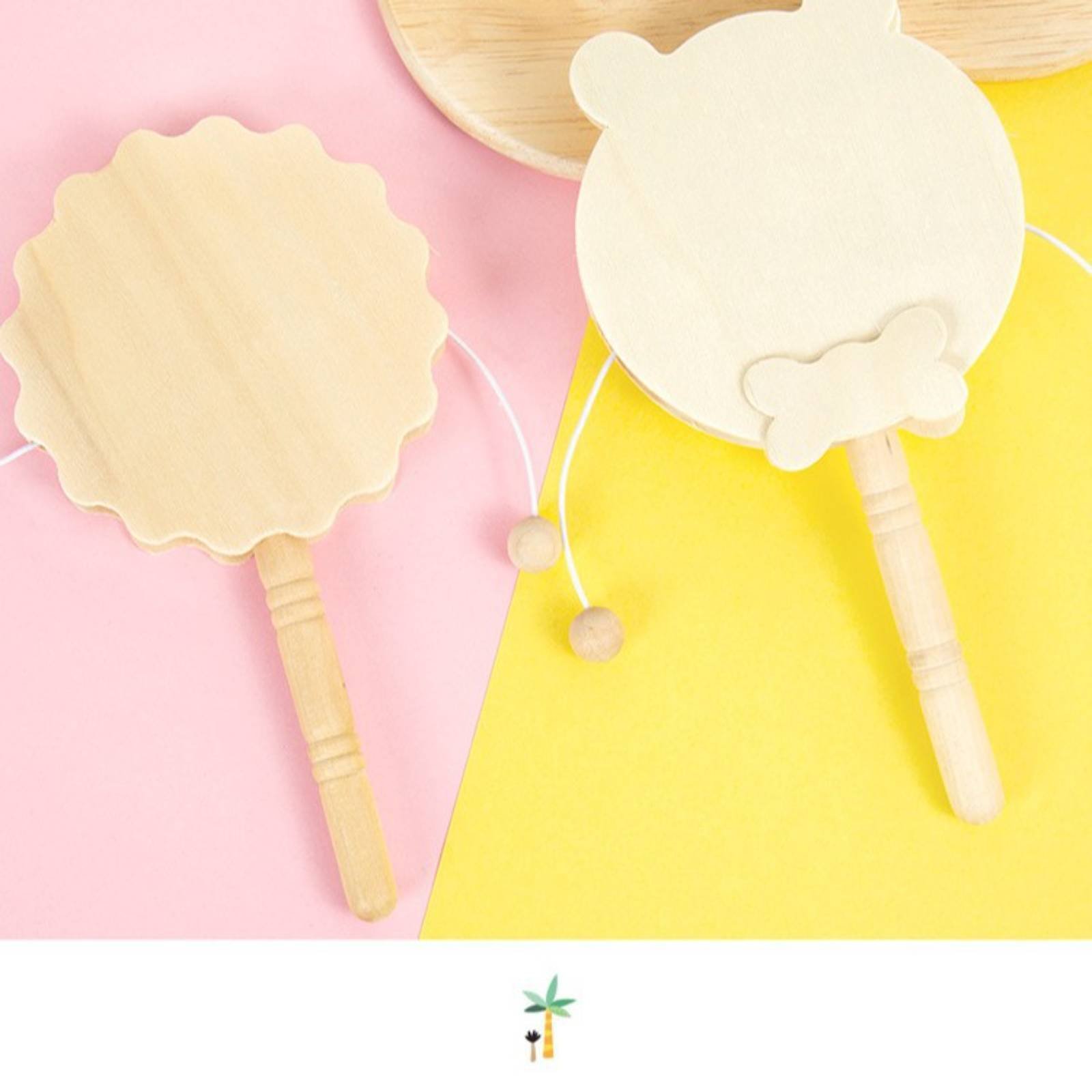 DIY Ahşap Çıngıraklı Davul Düz - Art Craft Workshop incelemesi ve fiyatı