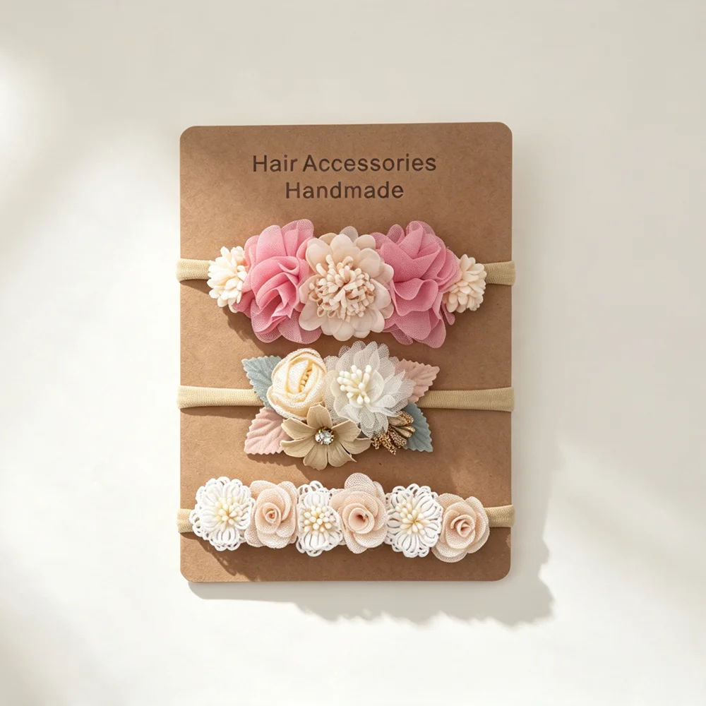 3 adet Bebek Kız Elastik Kafa  - Art And Craft Hair incelemesi ve fiyatı