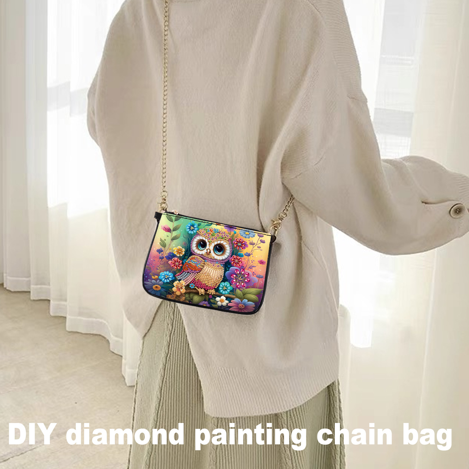 Renkli Baykuş Elmas Boyama Çan - Art Craft Kits For Adults incelemesi ve fiyatı