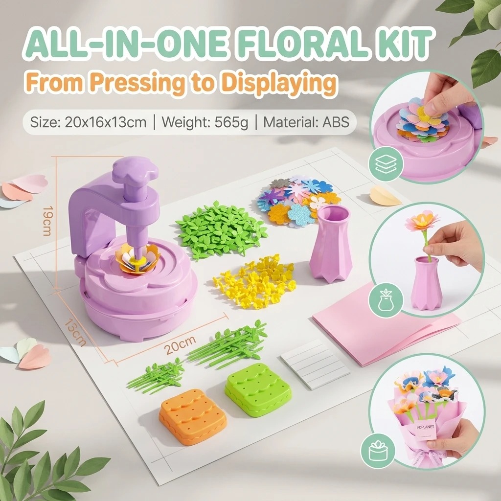 Yeni Çiçek Presleme Makinesi O - Art Craft Girl incelemesi ve fiyatı