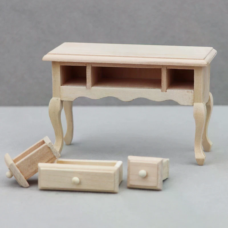 1:12 Dollhouse Minyatür Ahşap  - Art Craft Table incelemesi ve fiyatı