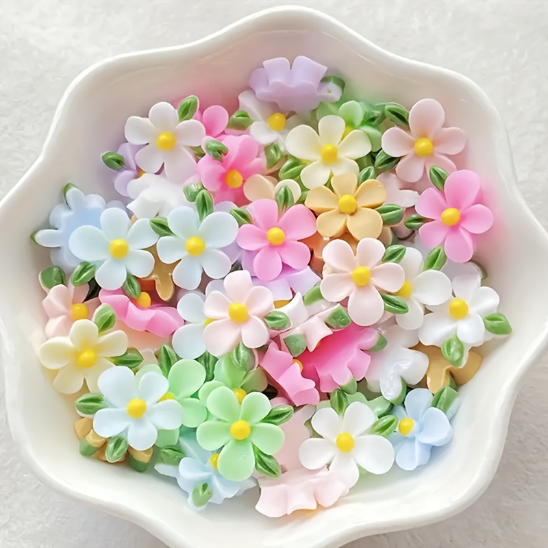 20 adet Reçine Mini Çiçek ve Y - Art Craft With Leaves incelemesi ve fiyatı