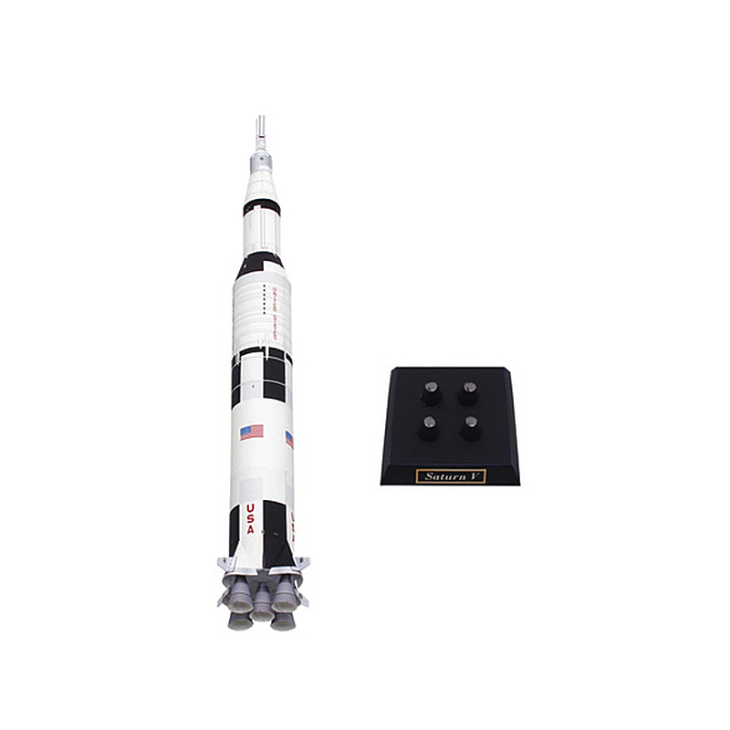 Amerika Saturn V roket uzay ka - Art And Craft Rocket incelemesi ve fiyatı
