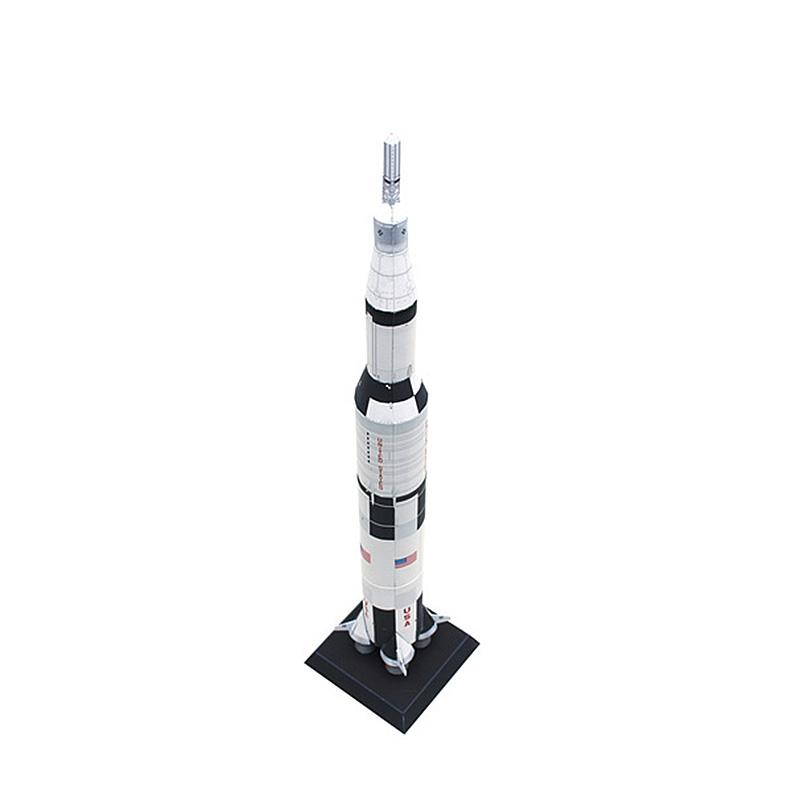 Amerika Saturn V roket uzay ka - Art And Craft Rocket incelemesi ve fiyatı
