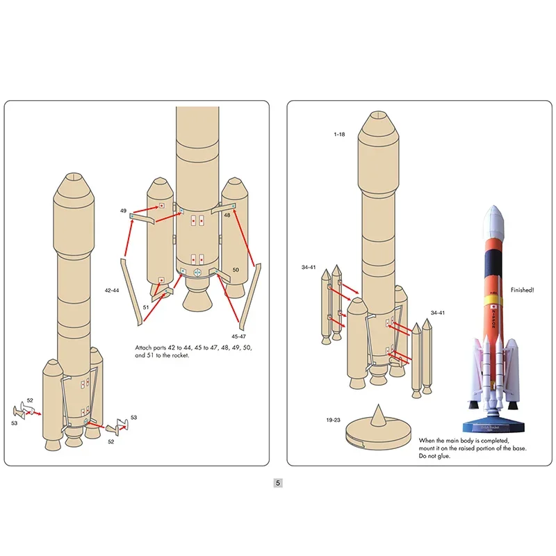 Japonya H-2A Roket Uzay Origam - Art And Craft Rocket incelemesi ve fiyatı